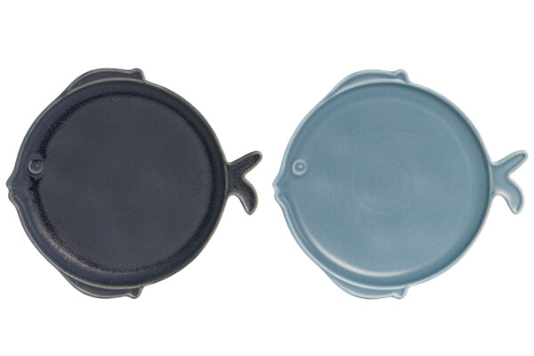 PLATO PORCELANA PEZ 22,6 CMS