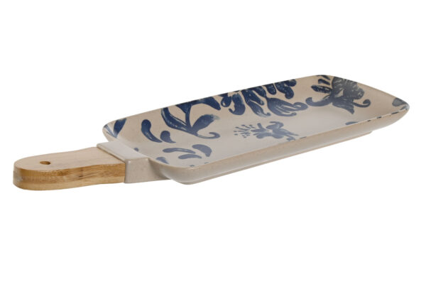 BANDEJA GRES BAMBU FLORAL ASA