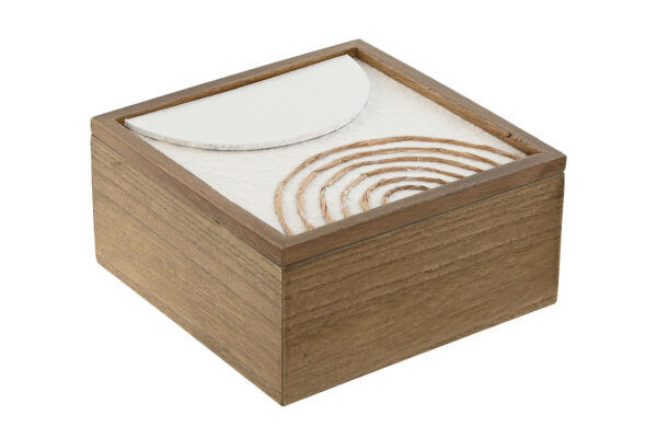 CAJA MADERA SCANDI LINE CUADRADA
